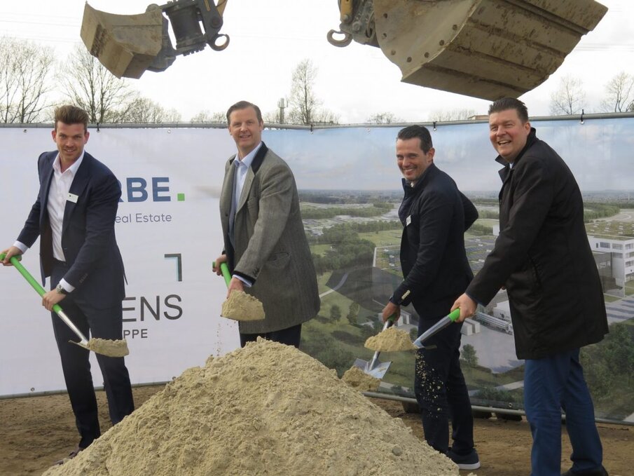 Spatenstich für H2O-Gigahub im Victoria Park 