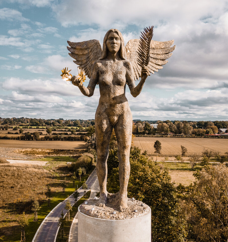 Fertigstellung der Victoria Säule